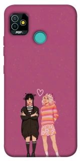 Чохол на TECNO POP 5 Raven & Rainbow Wednesday фото 1 з 1