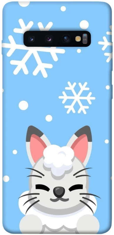 Чохол на Samsung Galaxy S10+ Adopt Me Snow Kitty Smile фото 1 з 1