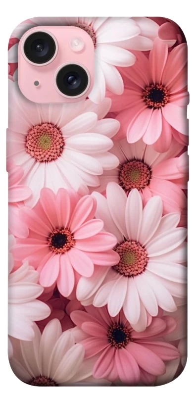 Чехол на Apple iPhone 15 (6.1") Розовые цветы v2 фото 1 из 1