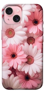 Чехол на Apple iPhone 15 (6.1") Розовые цветы v2 фото 1 из 1