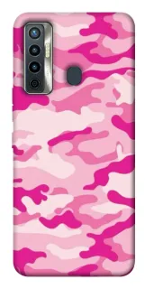 Чехол на TECNO Camon 17 camouflage pink фото 1 из 1
