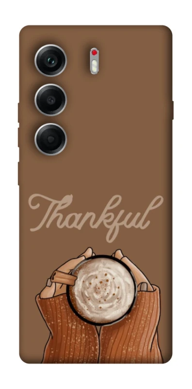 Чехол на Tecno Camon 40 Thankful coffee фото 1 из 1