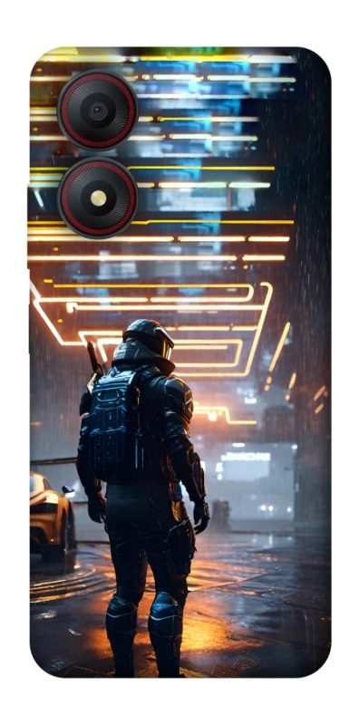 Чехол на ZTE Blade A34 4G Cyber character фото 1 из 1