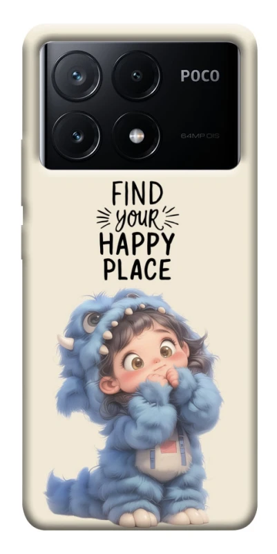 Чохол на Xiaomi Poco X6 Happy Place фото 1 з 1