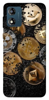 Чехол на Motorola Moto E13 Many coins v2 фото 1 из 1