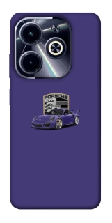 Чехол на Infinix Hot 40i Porsche purple фото 1 из 1