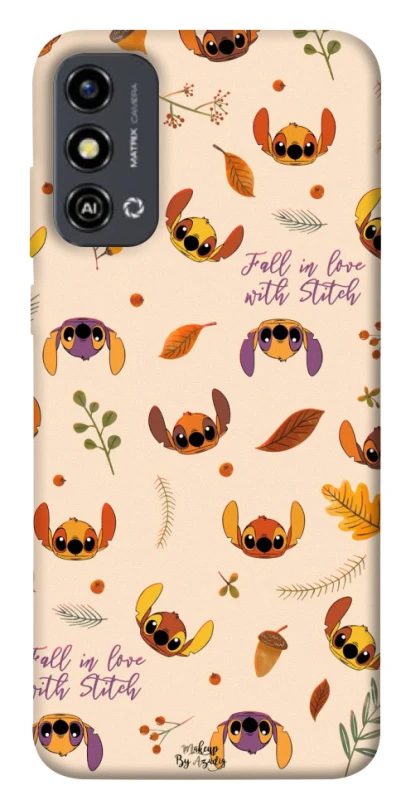 Чохол на ZTE Blade A53 Fall in love with Stitch фото 1 з 1