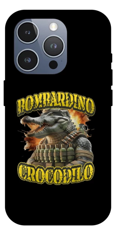 Чохол на Apple iPhone 16 Pro Max Bombardino Crocodilo фото 1 з 1