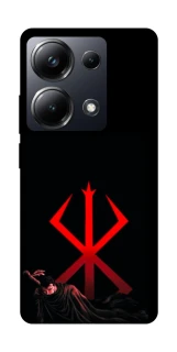 Чохол на Xiaomi Poco M6 Pro 4G Berserk Red Logo фото 1 з 1