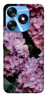 Чохол на TECNO Spark 10 Рожеві гартензії фото 1 з 1