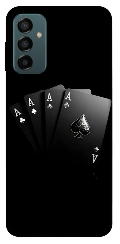 Чохол на Samsung Galaxy M13 4G Black Cards фото 1 з 1