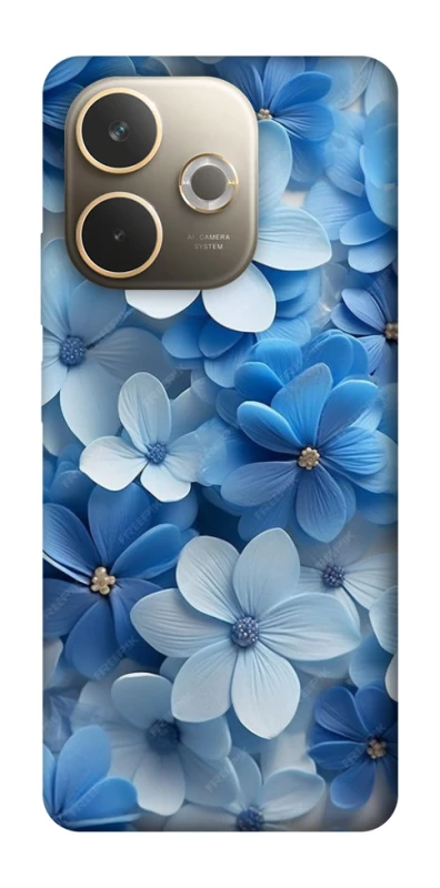 Чохол на Oppo A5 Pro 4G Сині квіти фото 1 з 1