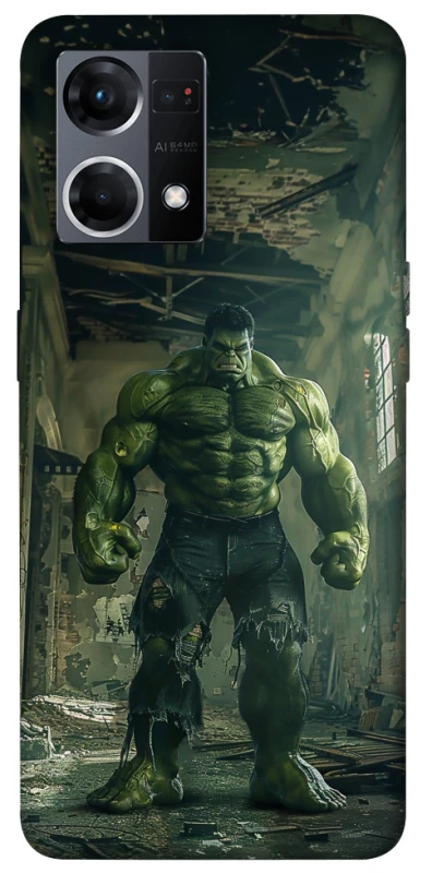 Чохол на Oppo Reno 7 4G Angry Hulk фото 1 з 1