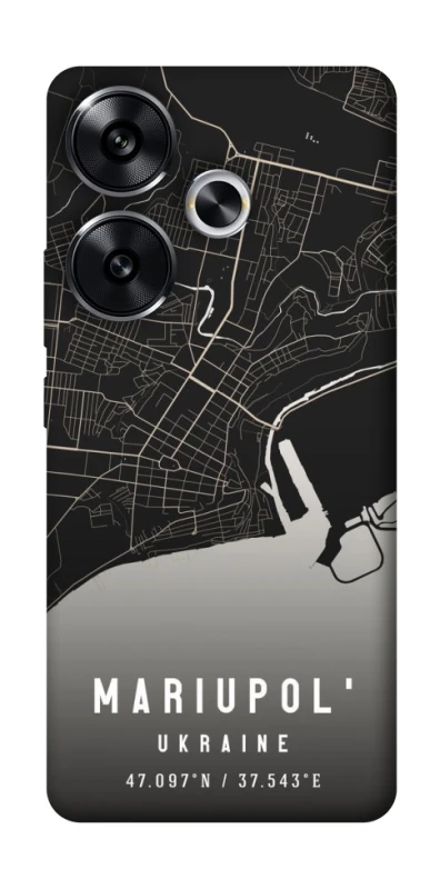Чехол на Xiaomi Poco F6 Mariupol map фото 1 из 1