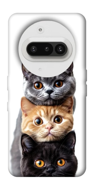 Чохол на Nothing Phone (3a) Гарні котики фото 1 з 1