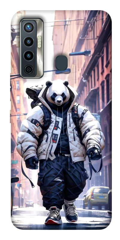 Чохол на TECNO Camon 17 Панда кур'єр фото 1 з 1