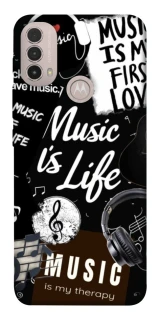 Чехол на Motorola Moto E40 Music is Life фото 1 из 1