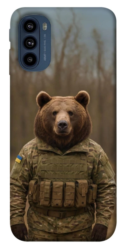 Чехол на Motorola Moto G41 Медведь защитник фото 1 из 1