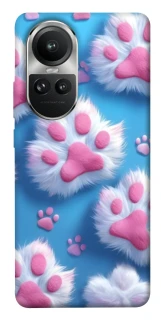 Чехол на Oppo Reno 10 Cat paw фото 1 из 1