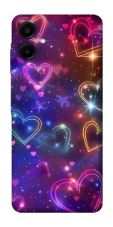 Чохол на Samsung Galaxy A07 Drawn hearts фото 1 з 1