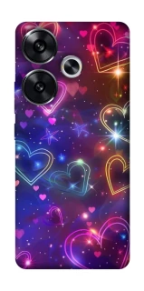 Чохол на Xiaomi Poco F6 Drawn hearts фото 1 з 1