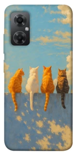 Чехол на Xiaomi Redmi Note 11R cats on wall фото 1 Чехол на Xiaomi Redmi Note 11R cats on wall фото 1 из 1