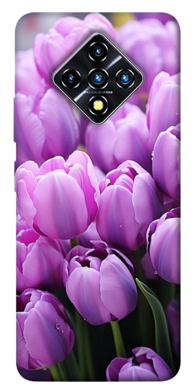 Чехол на Infinix Zero 8 Фиолетовые тюльпаны фото 1 из 1