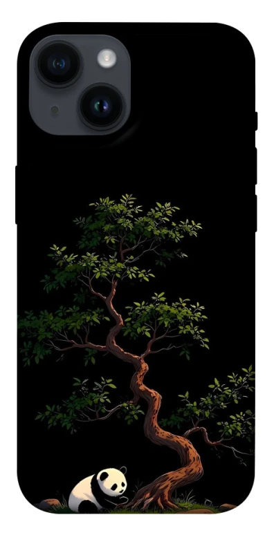 Чехол на Apple iPhone 14 (6.1") Panda and tree фото 1 из 1