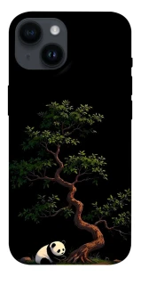 Чехол на Apple iPhone 14 (6.1") Panda and tree фото 1 из 1