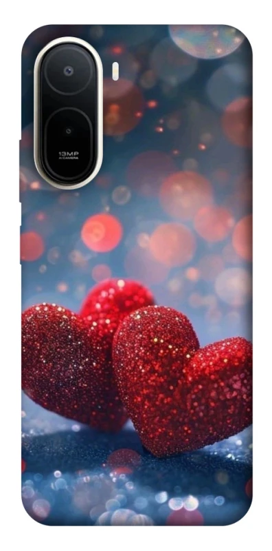 Чехол на Xiaomi Redmi A7 Pro 4G Red hearts фото 2 из 2