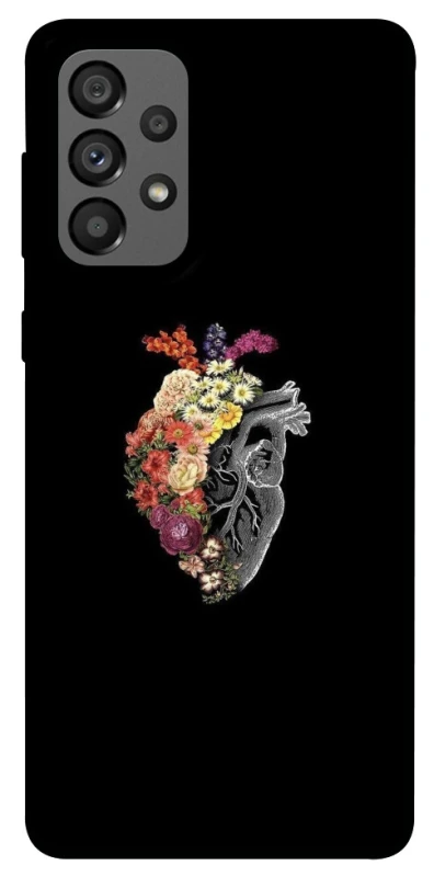 Чохол на Samsung Galaxy A73 5G Heart with flowers фото 1 з 1