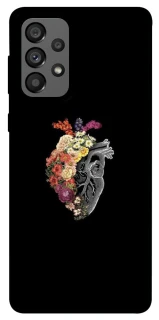 Чохол на Samsung Galaxy A73 5G Heart with flowers фото 1 з 1