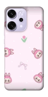 Чохол на Oppo Reno 14 Pro Labubu Flower фото 1 з 1