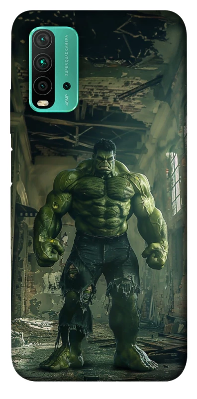Чохол на Xiaomi Redmi Note 9 4G / Redmi 9 Power Angry Hulk фото 1 з 1