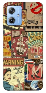 Чохол на Motorola Moto G84 Retro collage ver.2 фото 1 з 1