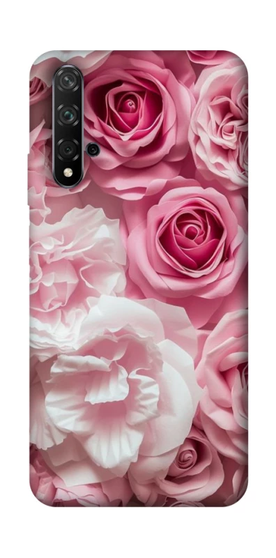 Чехол на Huawei Honor 20 / Nova 5T Розовые цветы фото 1 из 1