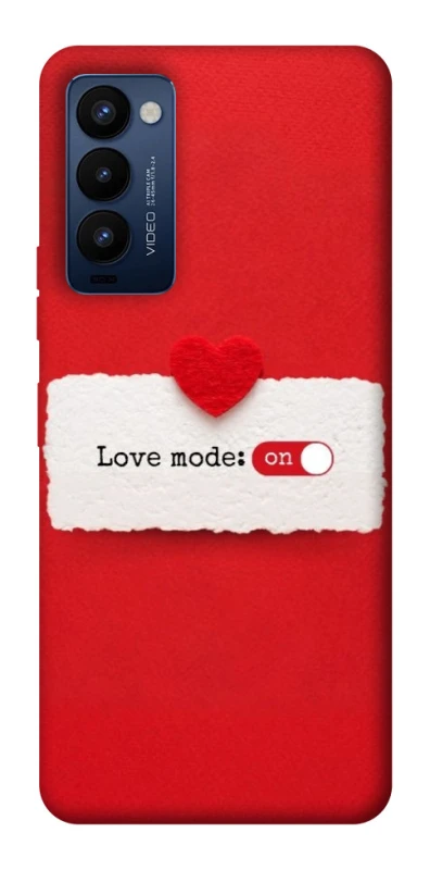 Чохол на TECNO Camon 18 Pro Love Mode ON фото 1 з 1