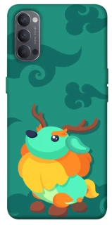 Чехол на Oppo Reno 4 Fantasy deer creature фото 1 из 1
