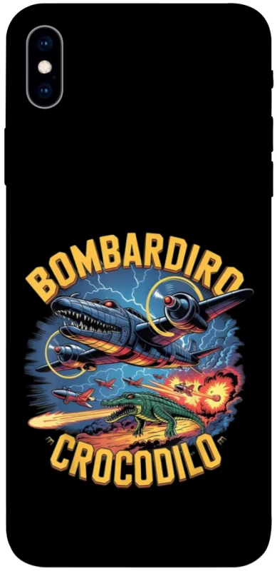 Чохол на Apple iPhone XS Max (6.5") Bombardino Crocodilo v2 фото 1 з 1
