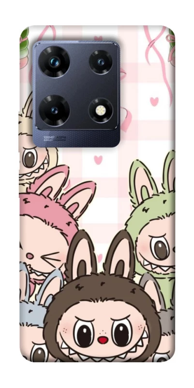 Чохол на Infinix Note 30 Pro All Labubu 2 фото 1 з 1