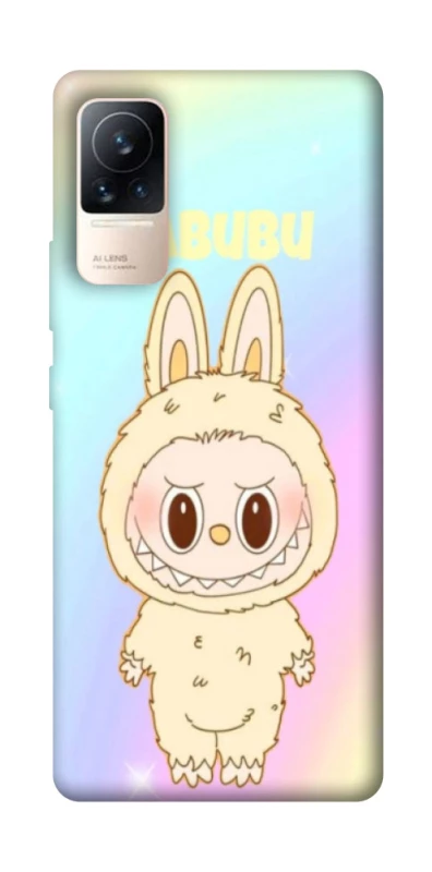 Чехол на Xiaomi Civi 6 Fluffy Rainbow Labubu фото 1 из 1