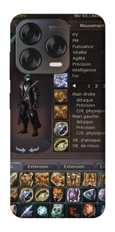Чехол на ZTE Blade V70 Design Character Menu ver.1 фото 1 из 2