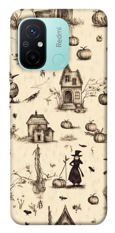 Чохол на Xiaomi Redmi 12C / Poco C55 Halloween aesthetic ver.1 фото 1 з 1