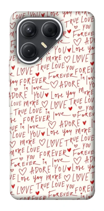 Чохол на TECNO Pova 7 Love aesthetic ver.4 фото 1 з 1