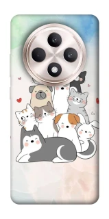 Чохол на Oppo Reno 12 F 4G/5G Funny Pets ver.2 фото 1 з 1