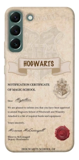 Чехол на Samsung Galaxy S22+ The Hogwarts acceptance letter фото 1 из 1