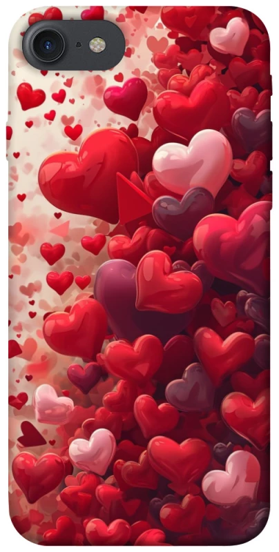 Чехол на Apple iPhone 7 / 8 (4.7") Many hearts фото 1 из 1