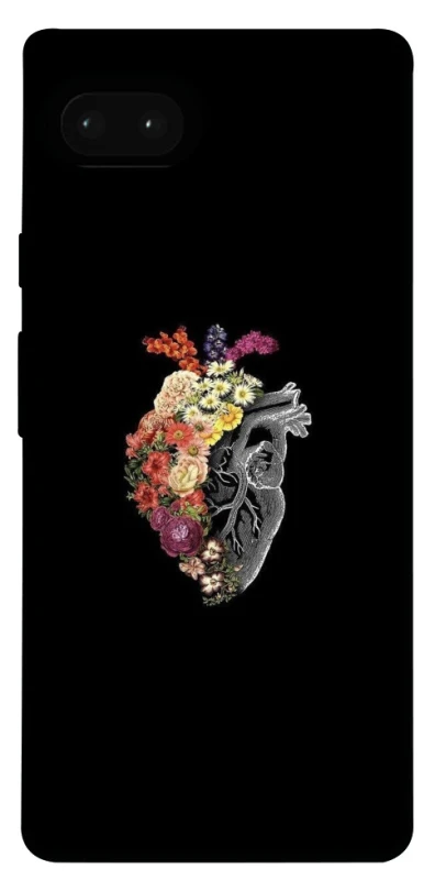 Чохол на Google Pixel 7a Heart with flowers фото 1 з 1