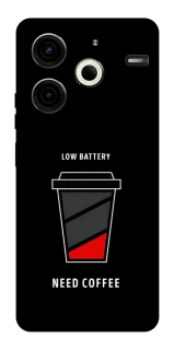 Чехол на TECNO Pova 6 Neo (LI6) Low battery фото 1 из 1