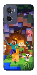 Чехол на Motorola Moto G05 Minecraft game фото 1 из 1